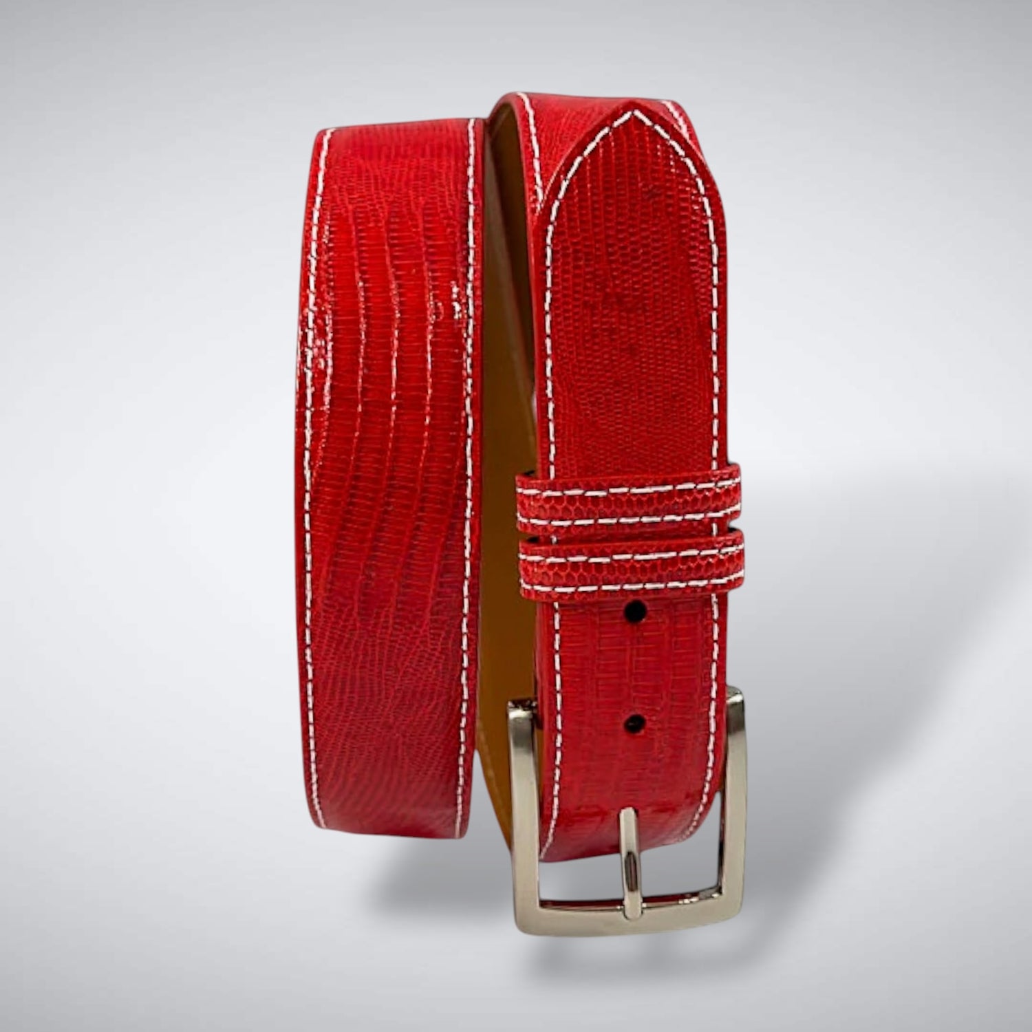 Lizard Belt: Red