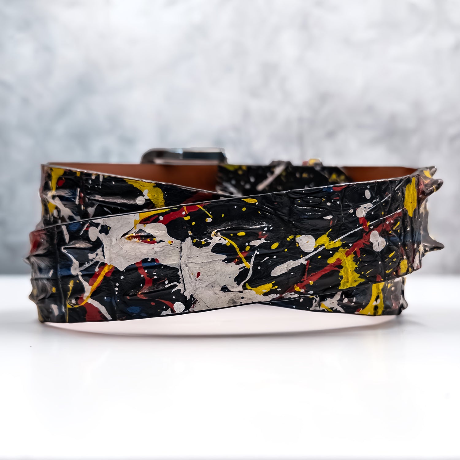 Saltwater Crocodile Belt: Lava Lamp