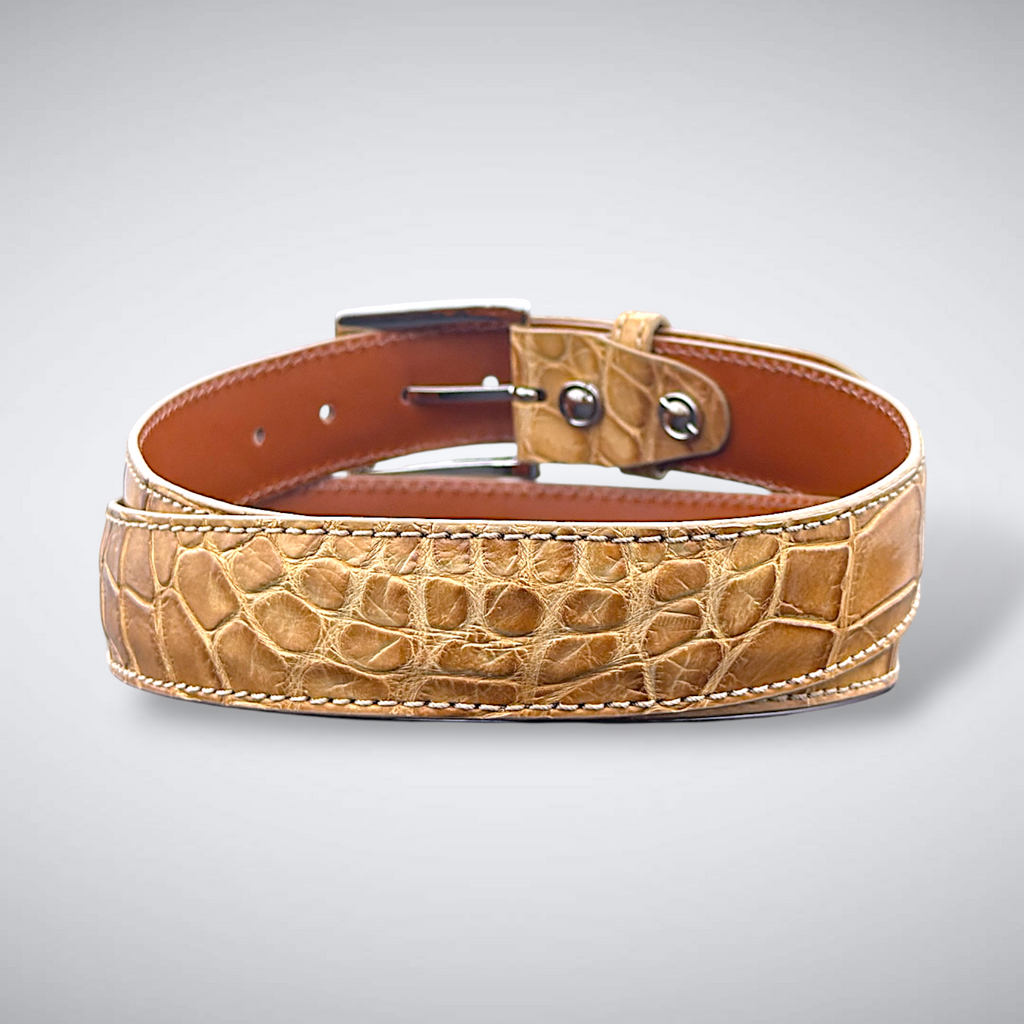 Alligator Belt — Saddle | Matte