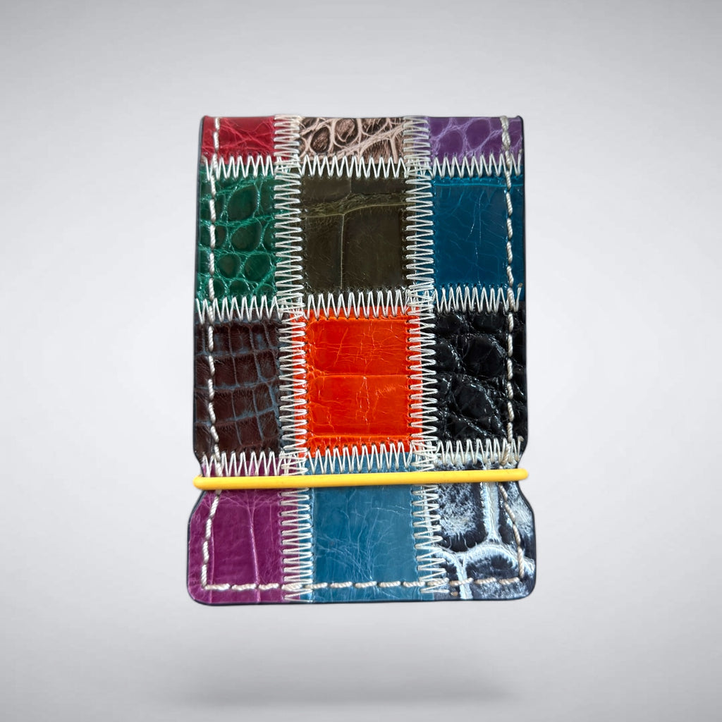 Mosaic Alligator cash cover - Sea Glass
