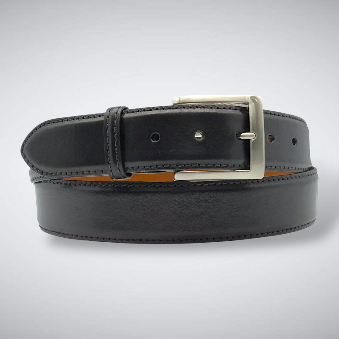 Italian Calf Belt: Black