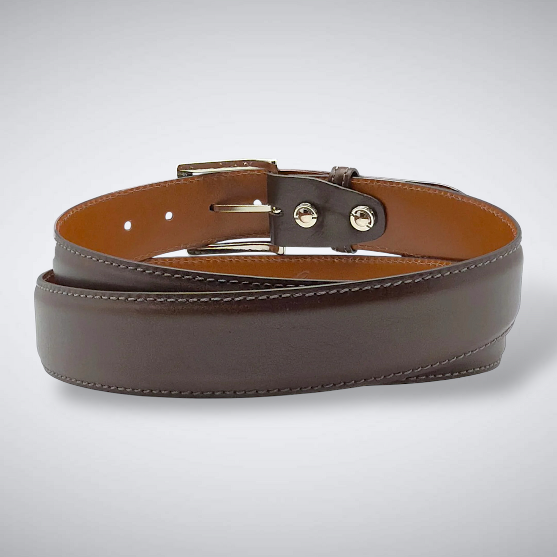 Italian Calf Belt: Brown