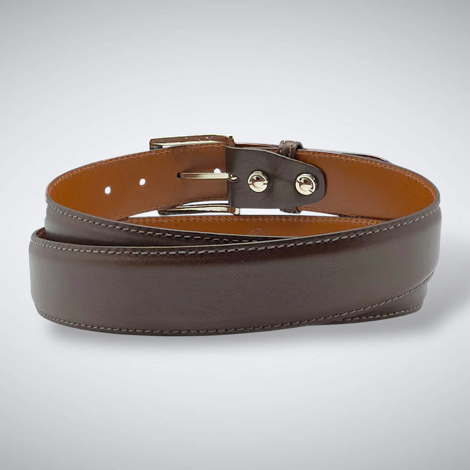 Italian Calf Belt: Brown