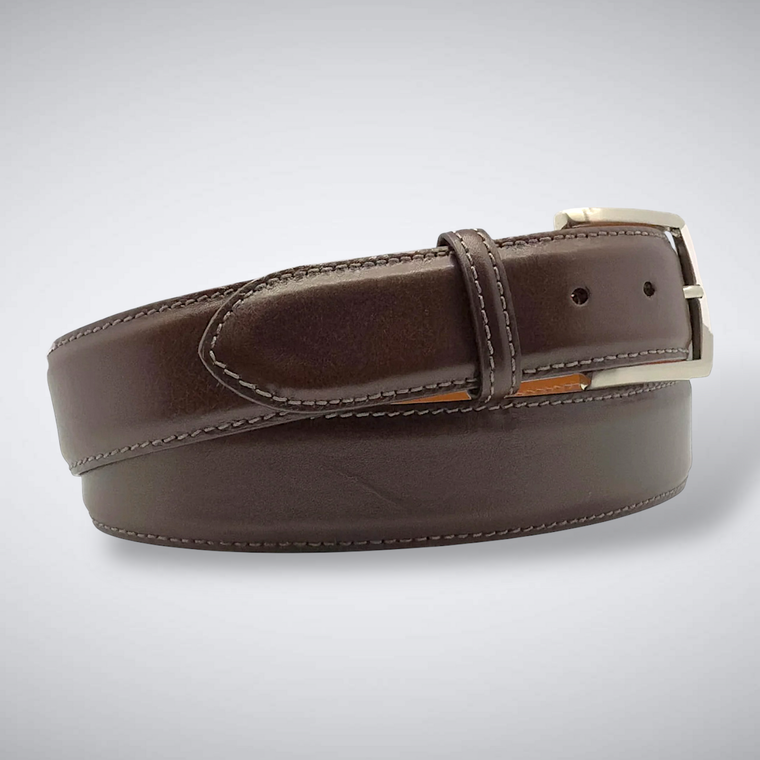 Italian Calf Belt: Brown