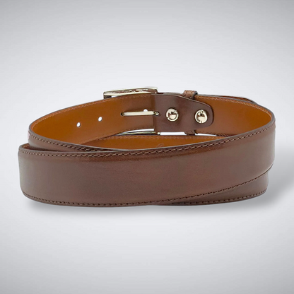 Italian Calf Belt: Chestnut
