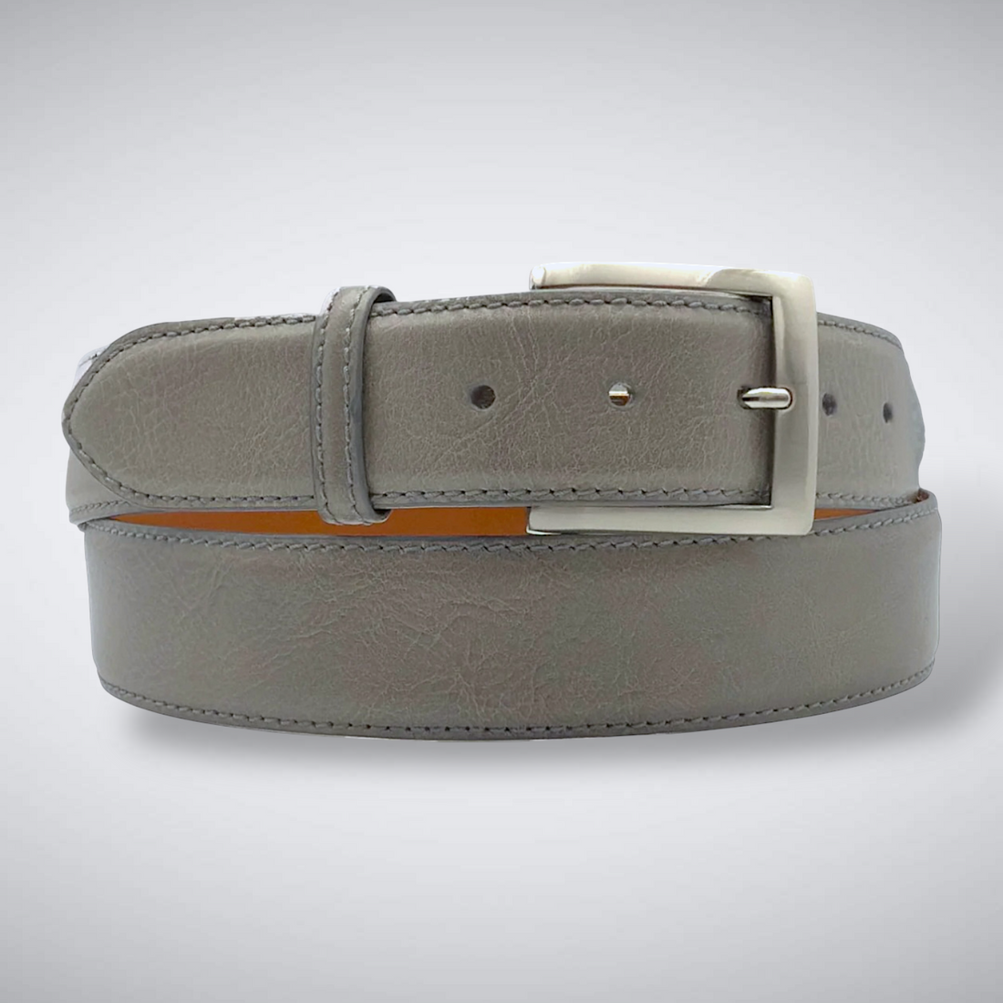 Italian Calf Belt: Grey