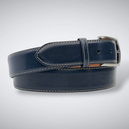 Italian Calf Belt: Navy