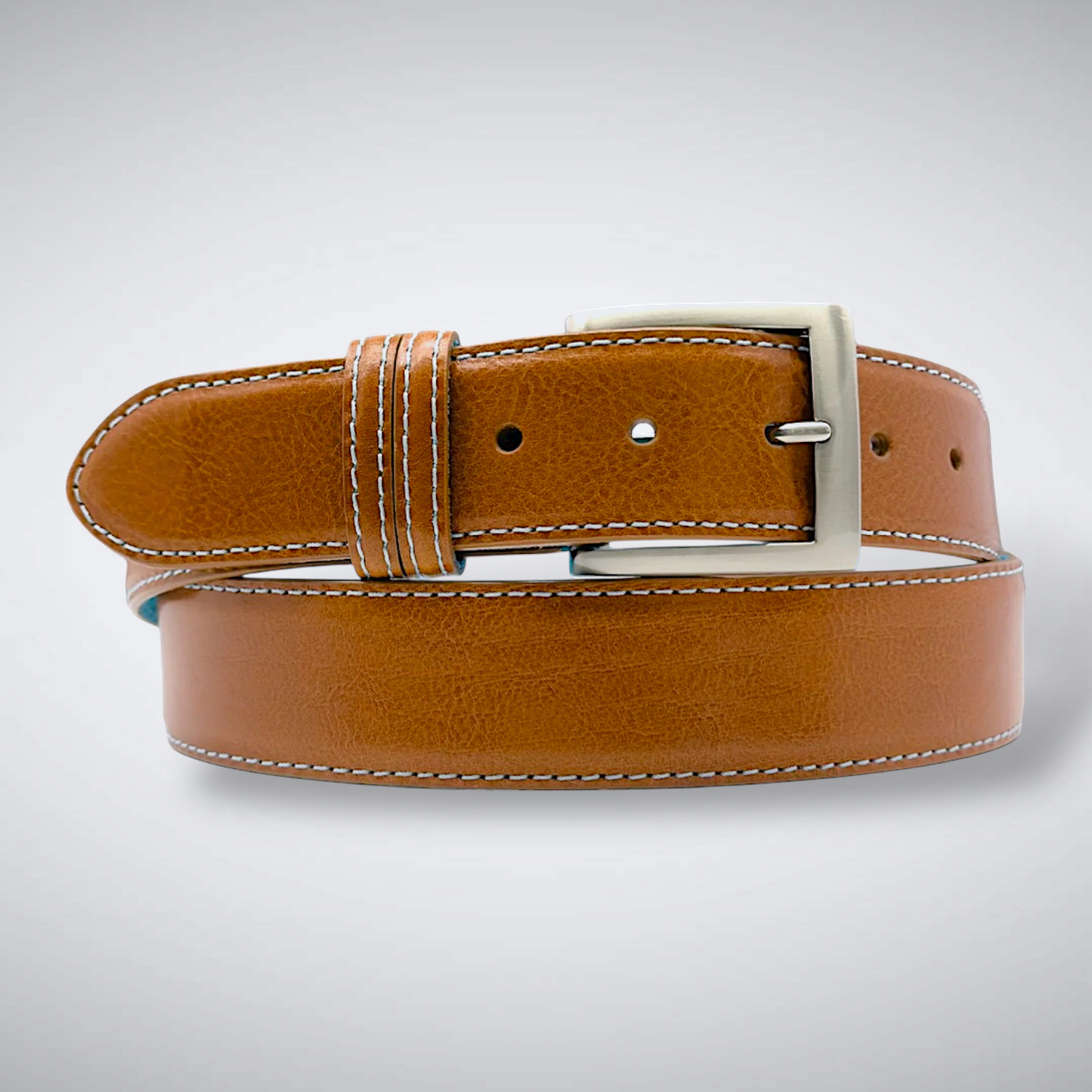 Italian Calf Belt: Tan