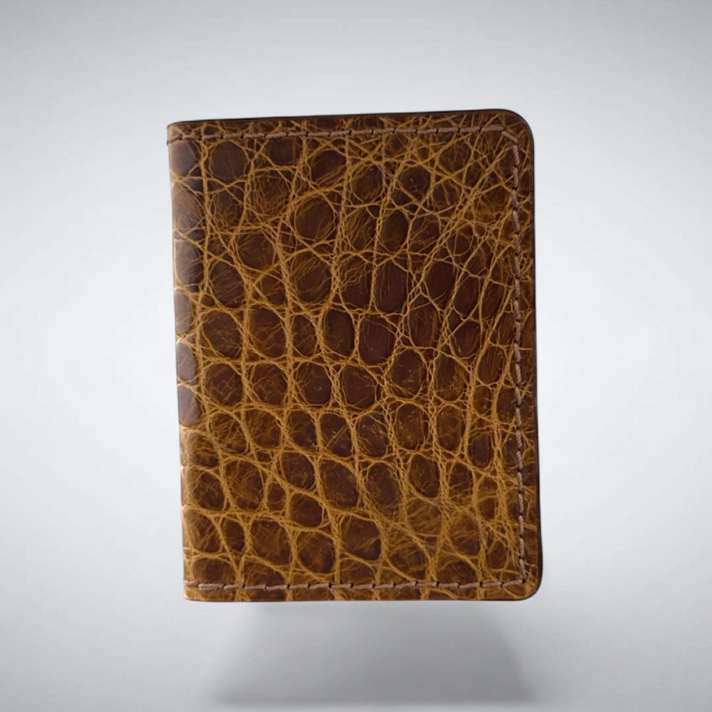 The Knox – Matte Alligator Slim Card Case | Sonoran