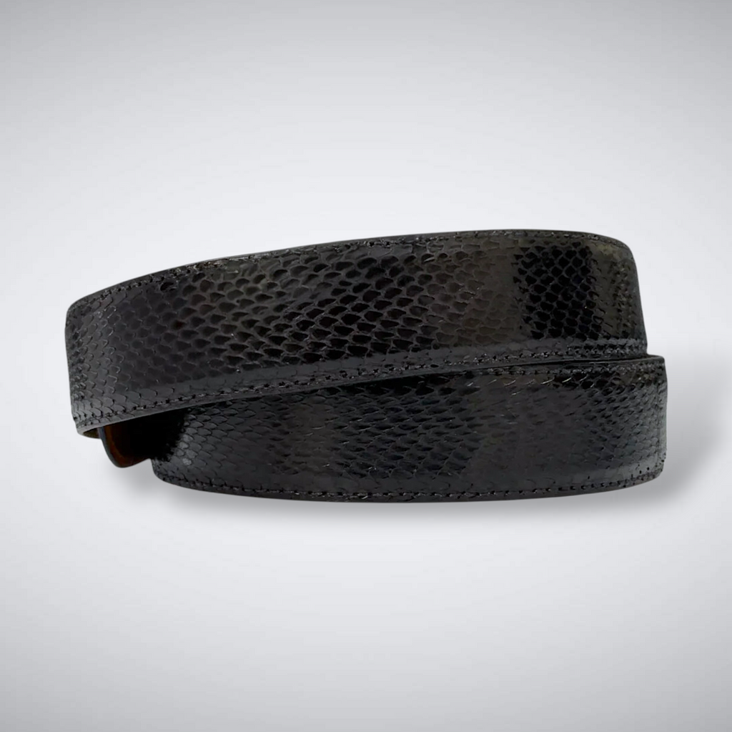 Snake Belt — Black | Cobra | Front Cut