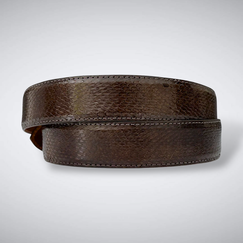 Snake Belt — Brown | Cobra | Front Cut