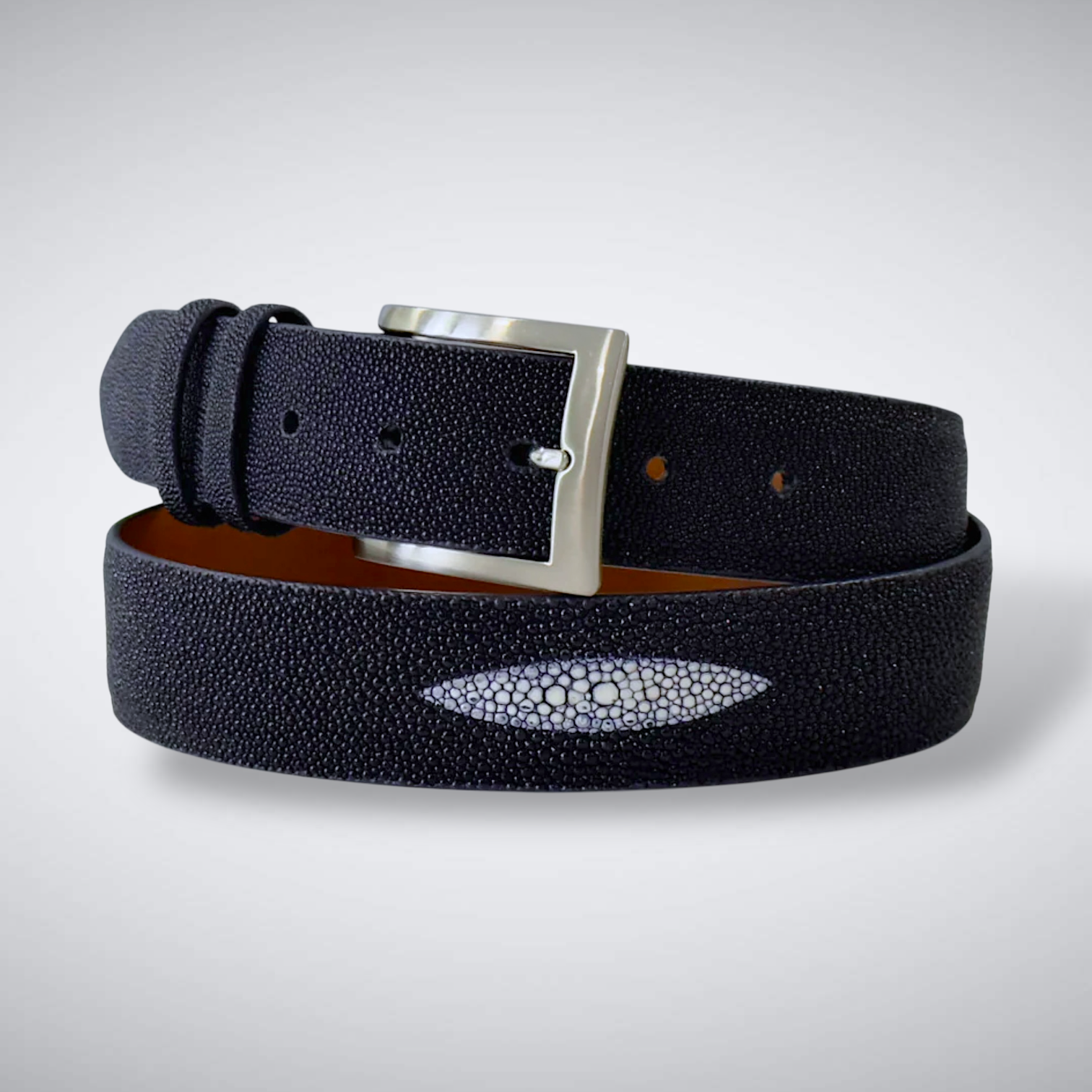 Stingray Belt — Navy | Single Crown