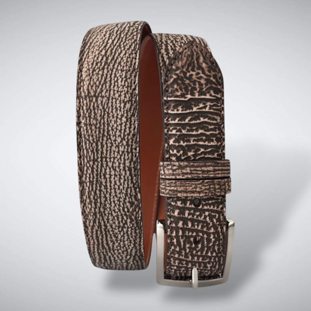 Shark Belt — Tan | Suede