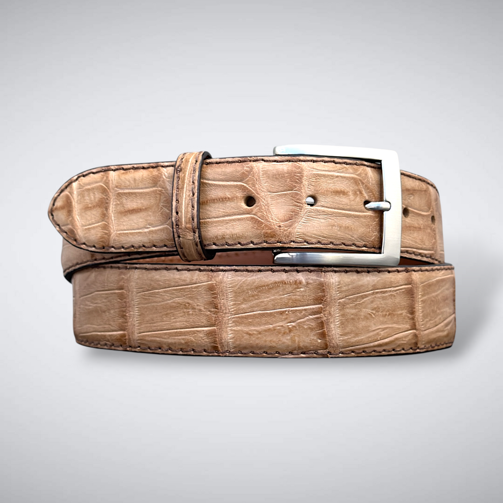 Caiman Belt — Tan | Tail | Matte