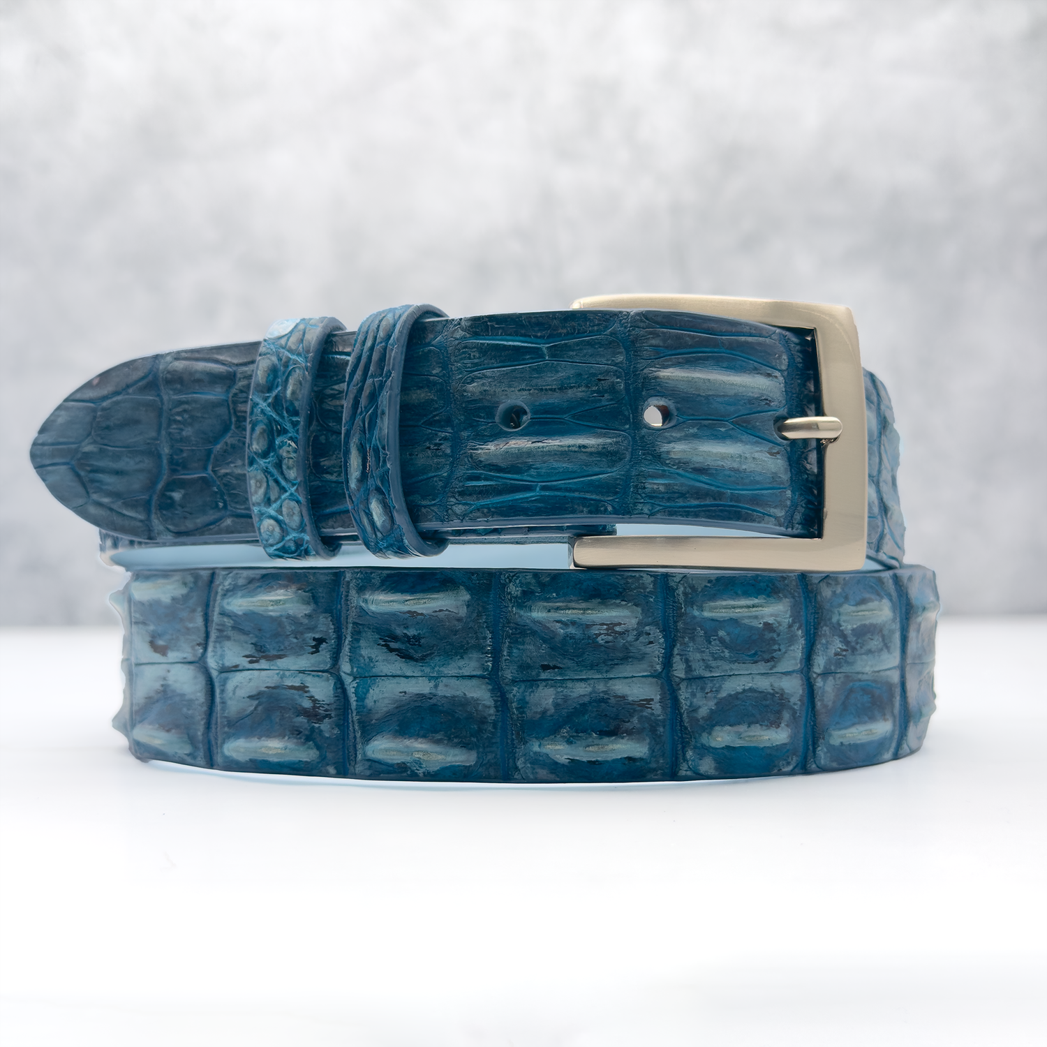 Saltwater Crocodile Belt: The Tar Heel