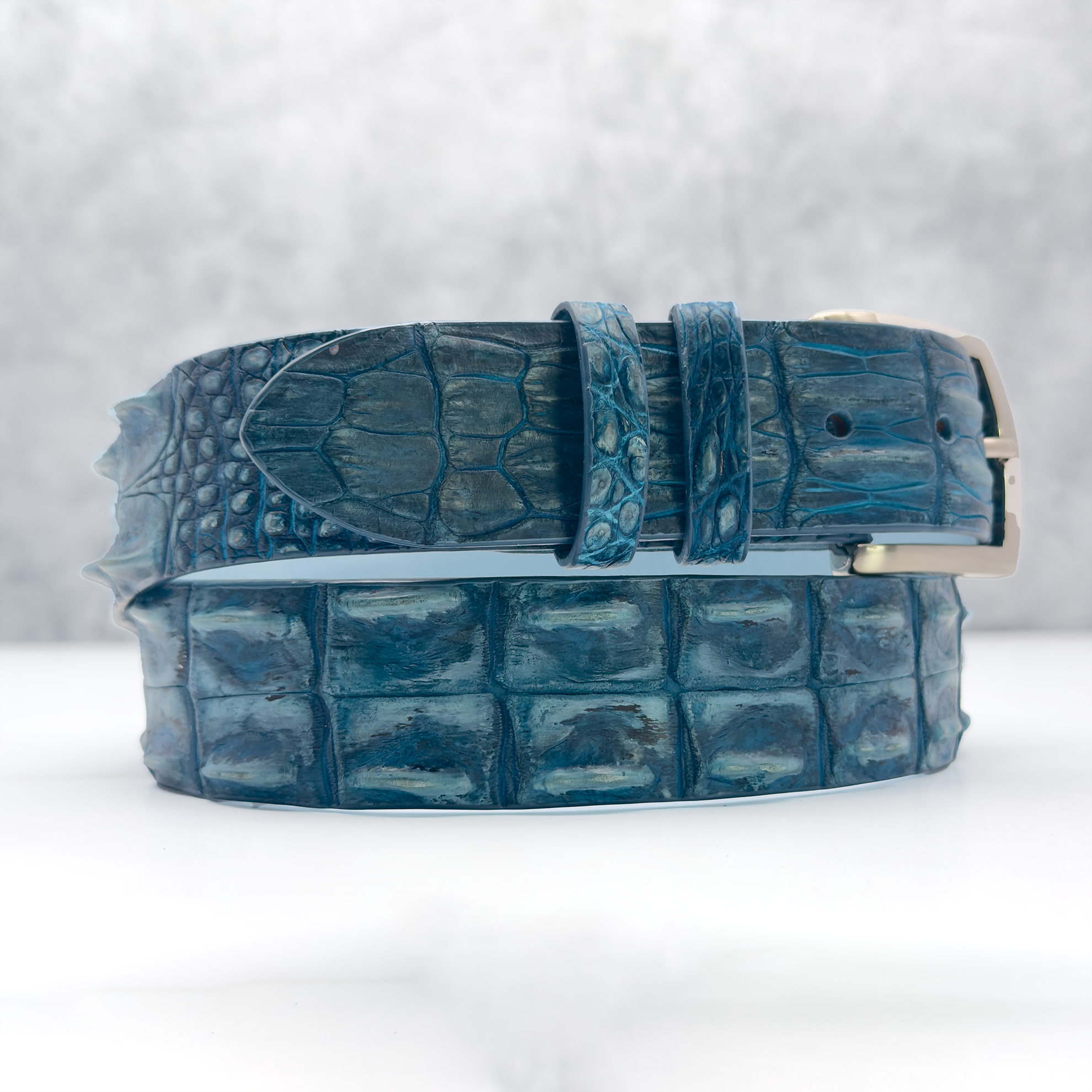 Saltwater Crocodile Belt: The Tar Heel