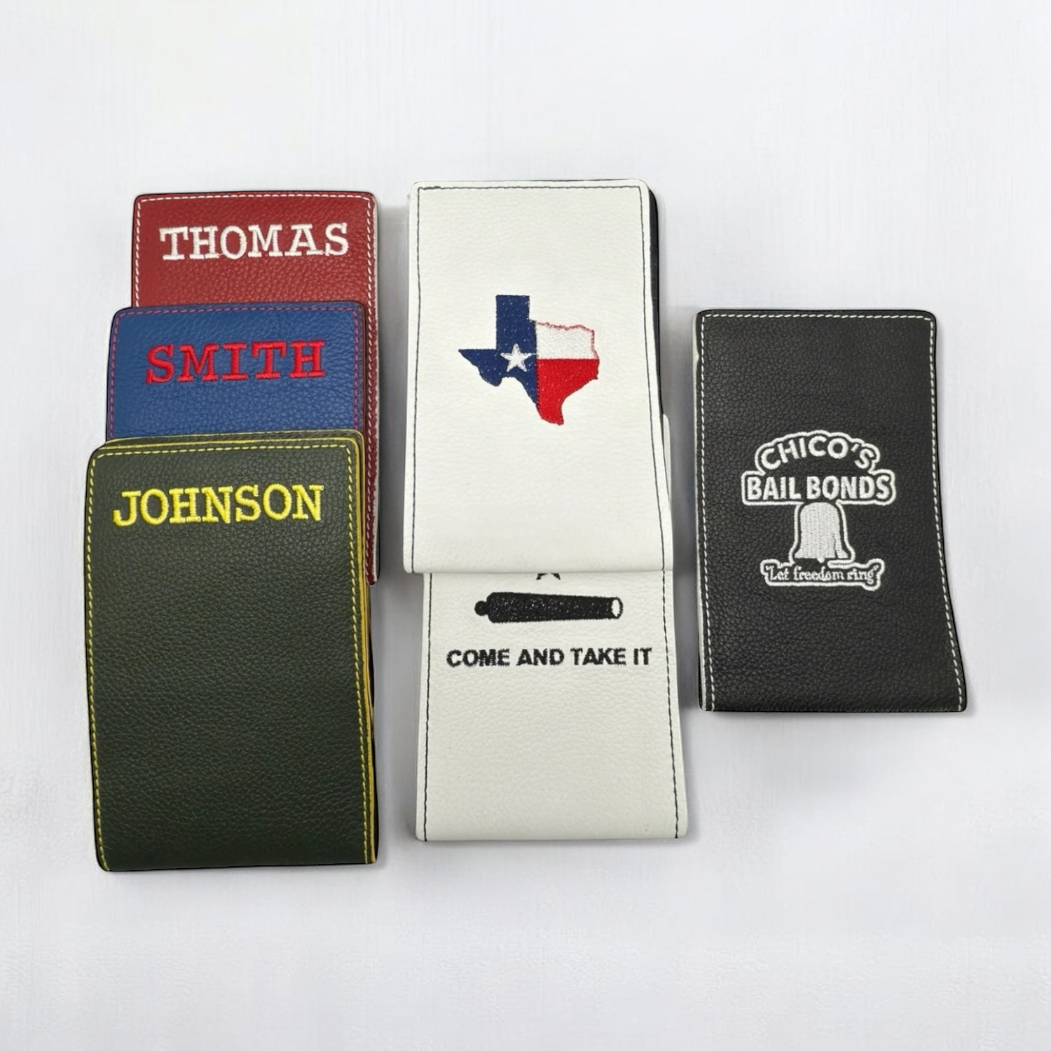 Personalized Calf Yardage Book Cover