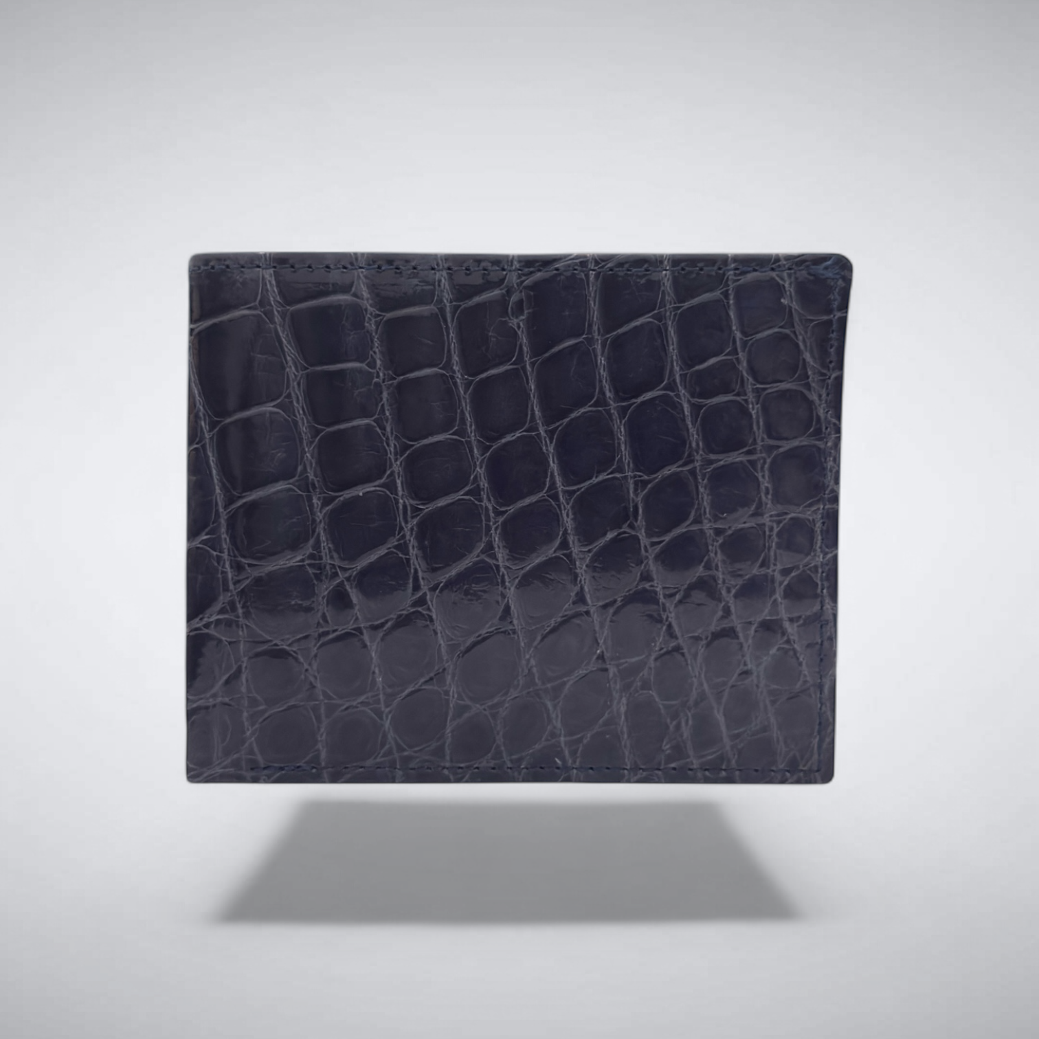Beacon – Navy Alligator Wallet