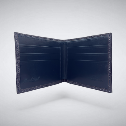 Beacon – Navy Alligator Wallet