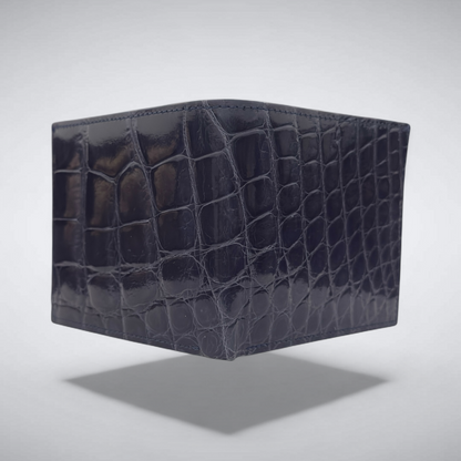 Beacon – Navy Alligator Wallet