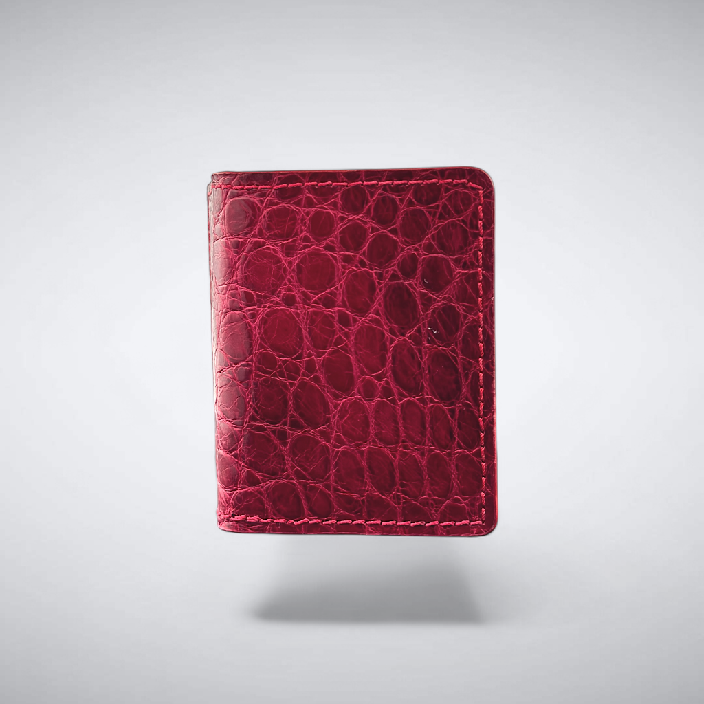 The Knox – Matte Alligator Slim Card Case | The Cardinal