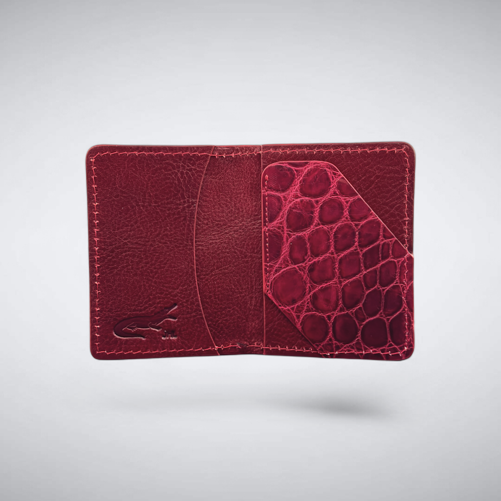The Knox – Matte Alligator Slim Card Case | The Cardinal