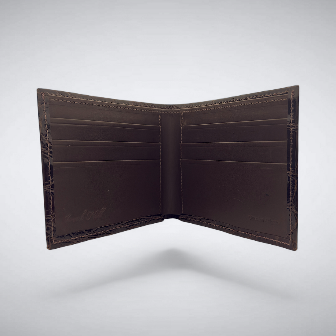 Charleston – Brown Alligator Wallet