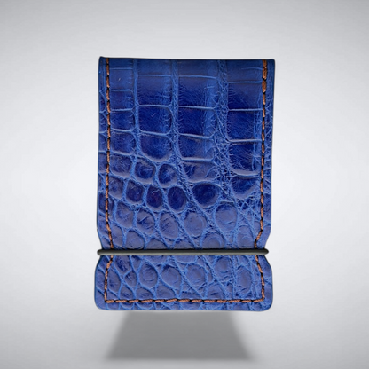 The Hogan — Royal Blue Glazed Alligator