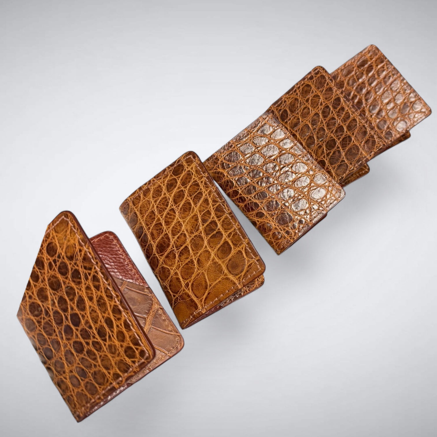 The Knox – Matte Alligator Slim Card Case | Sonoran