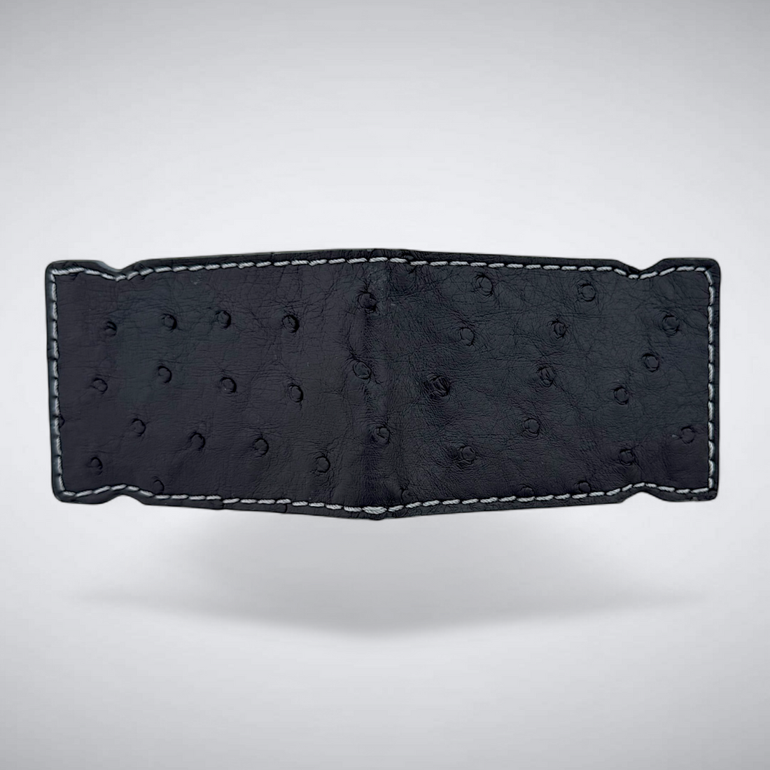 The Langer Cash Cover — Black Ostrich Quill