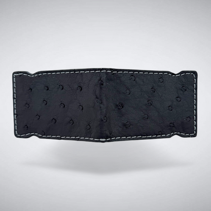 The Langer Cash Cover — Black Ostrich Quill