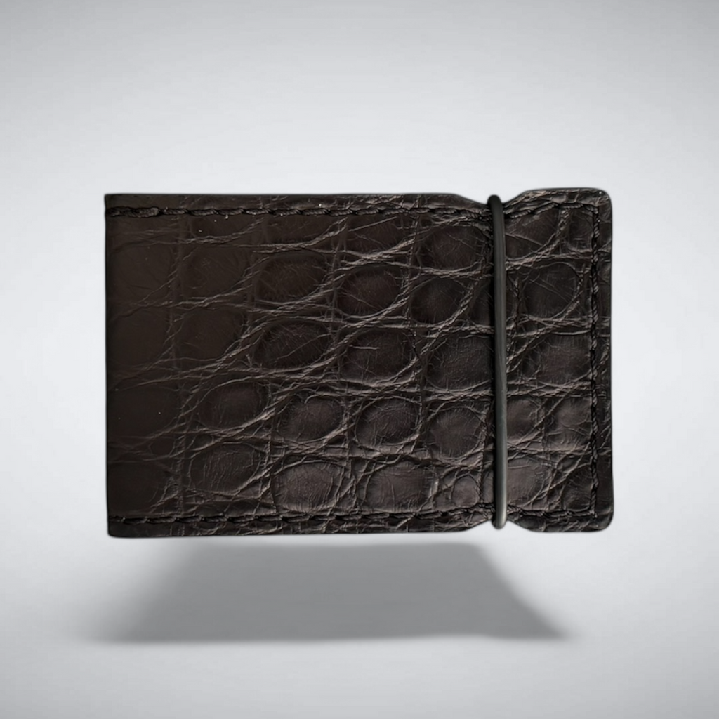 The Marquess Cash Cover — Matte Black Alligator