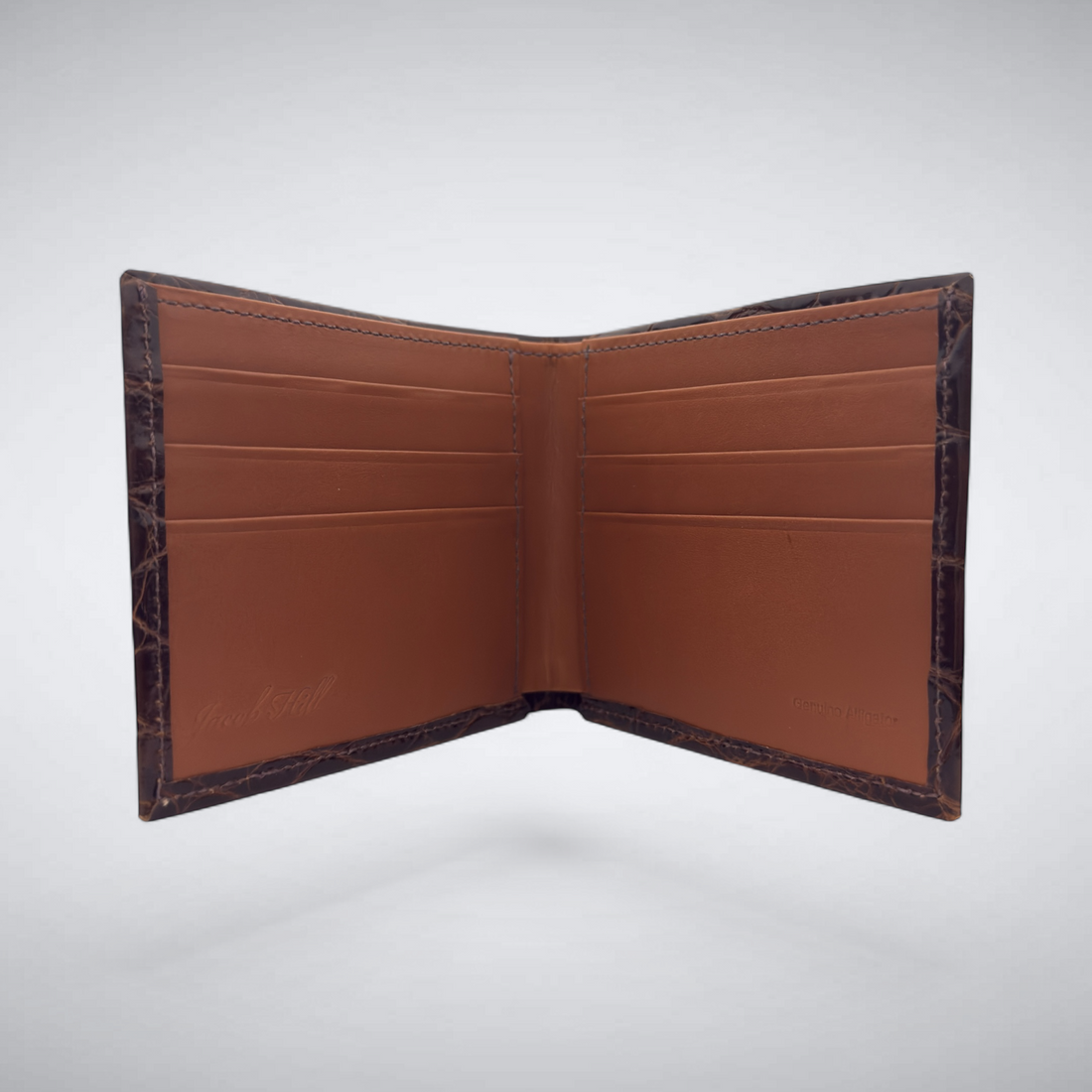 Newport – Cognac Alligator Wallet