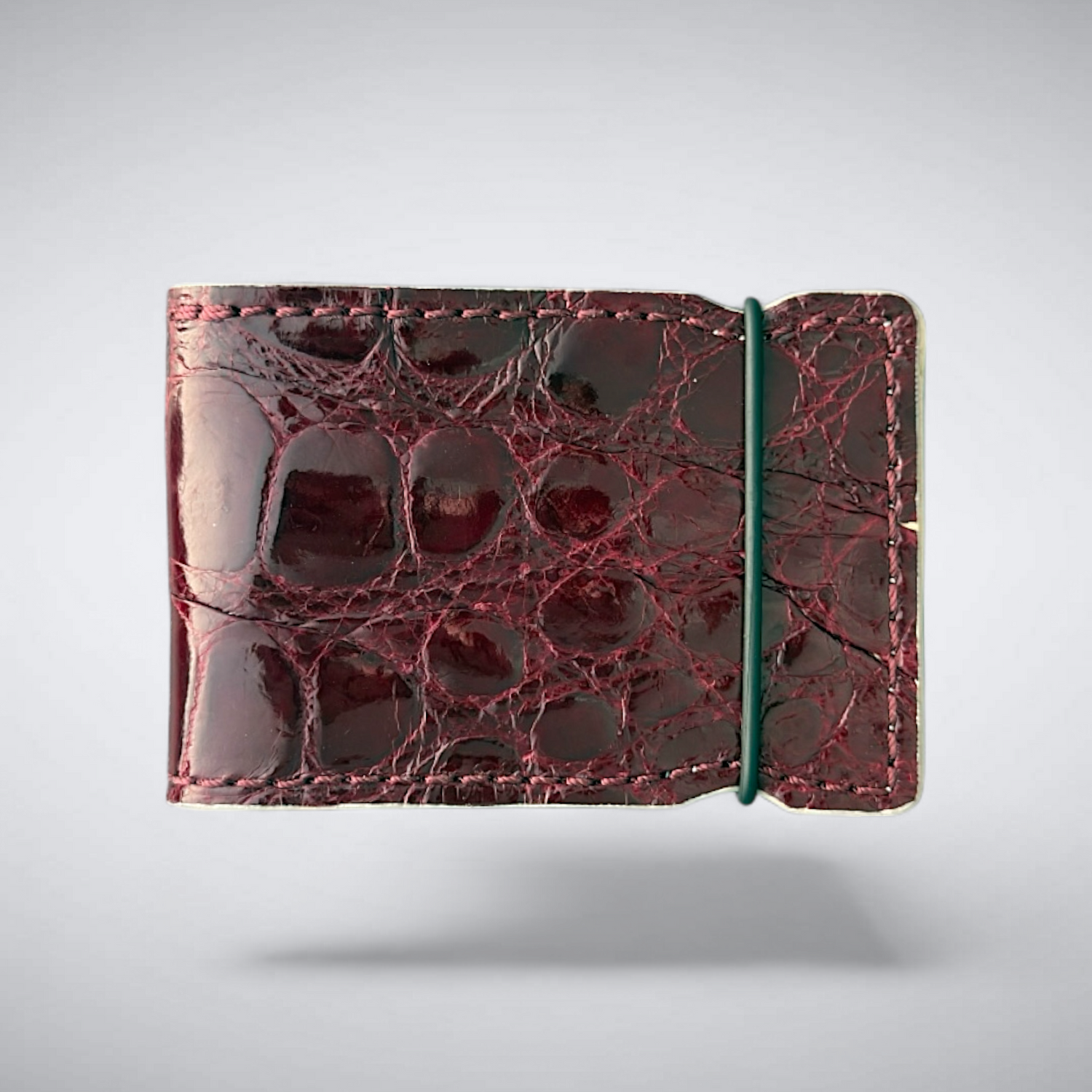 The Nicklaus — Burgundy Glazed Alligator