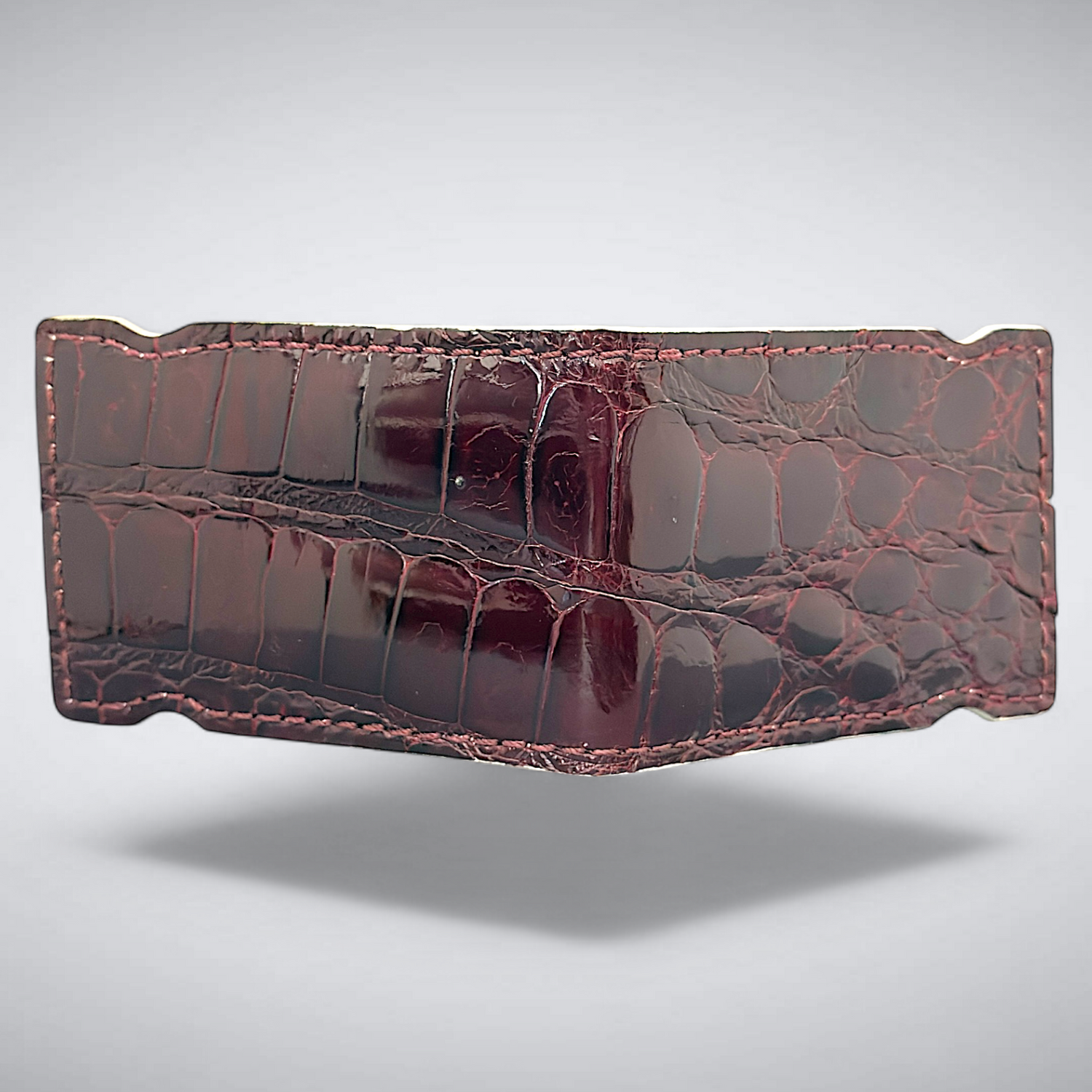 The Nicklaus — Burgundy Glazed Alligator