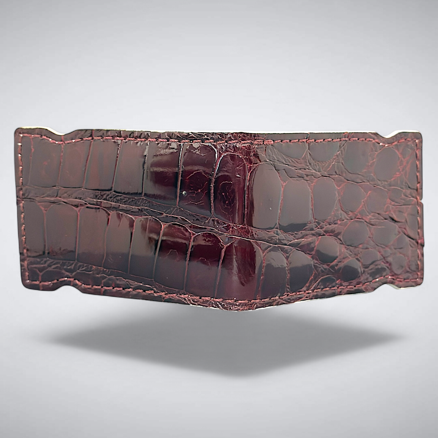 The Nicklaus — Burgundy Glazed Alligator