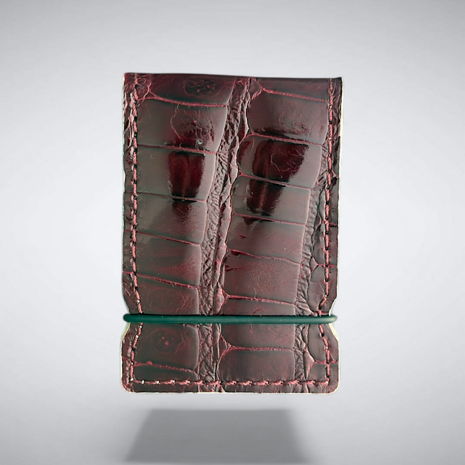 The Nicklaus — Burgundy Glazed Alligator