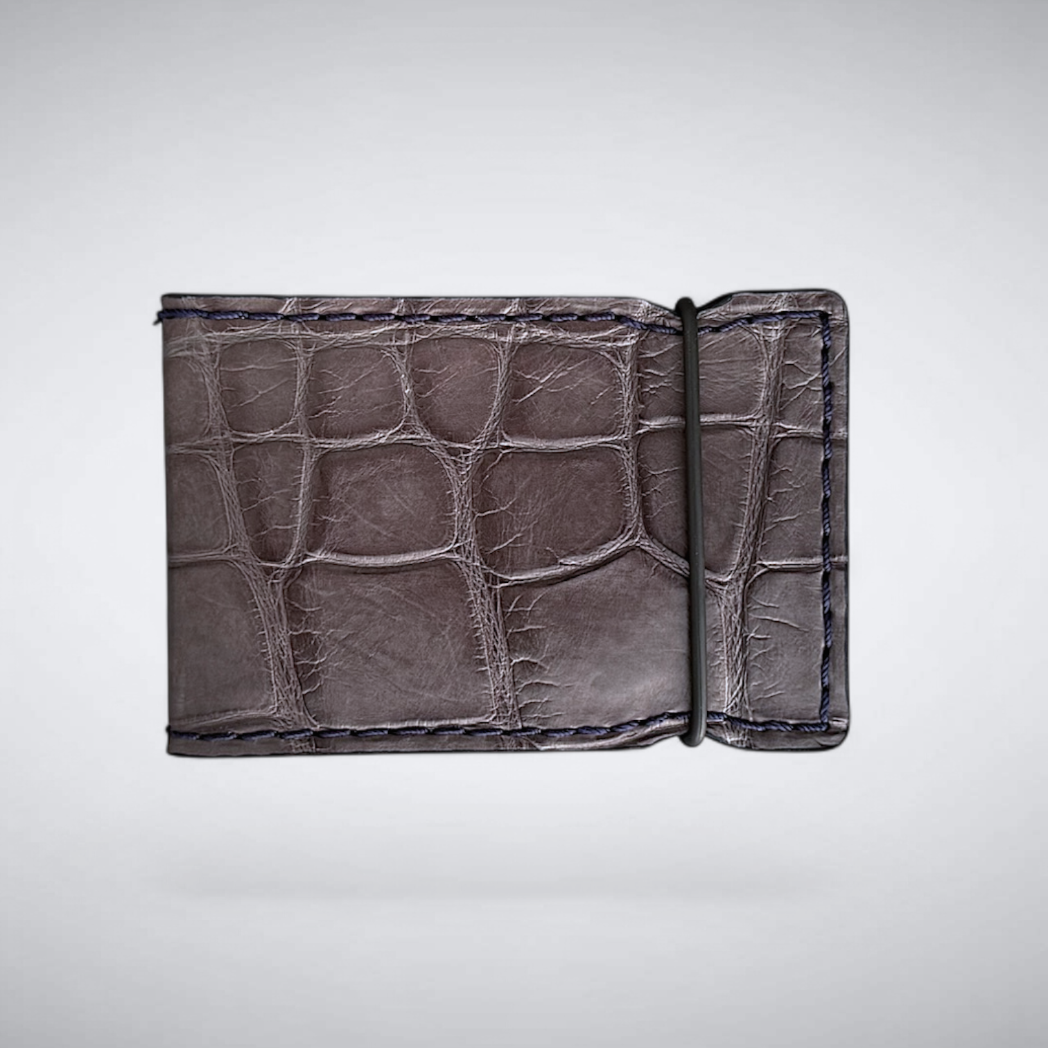 The Sterling Cash Cover — Matte Grey Alligator