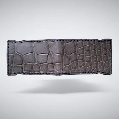The Sterling Cash Cover — Matte Grey Alligator