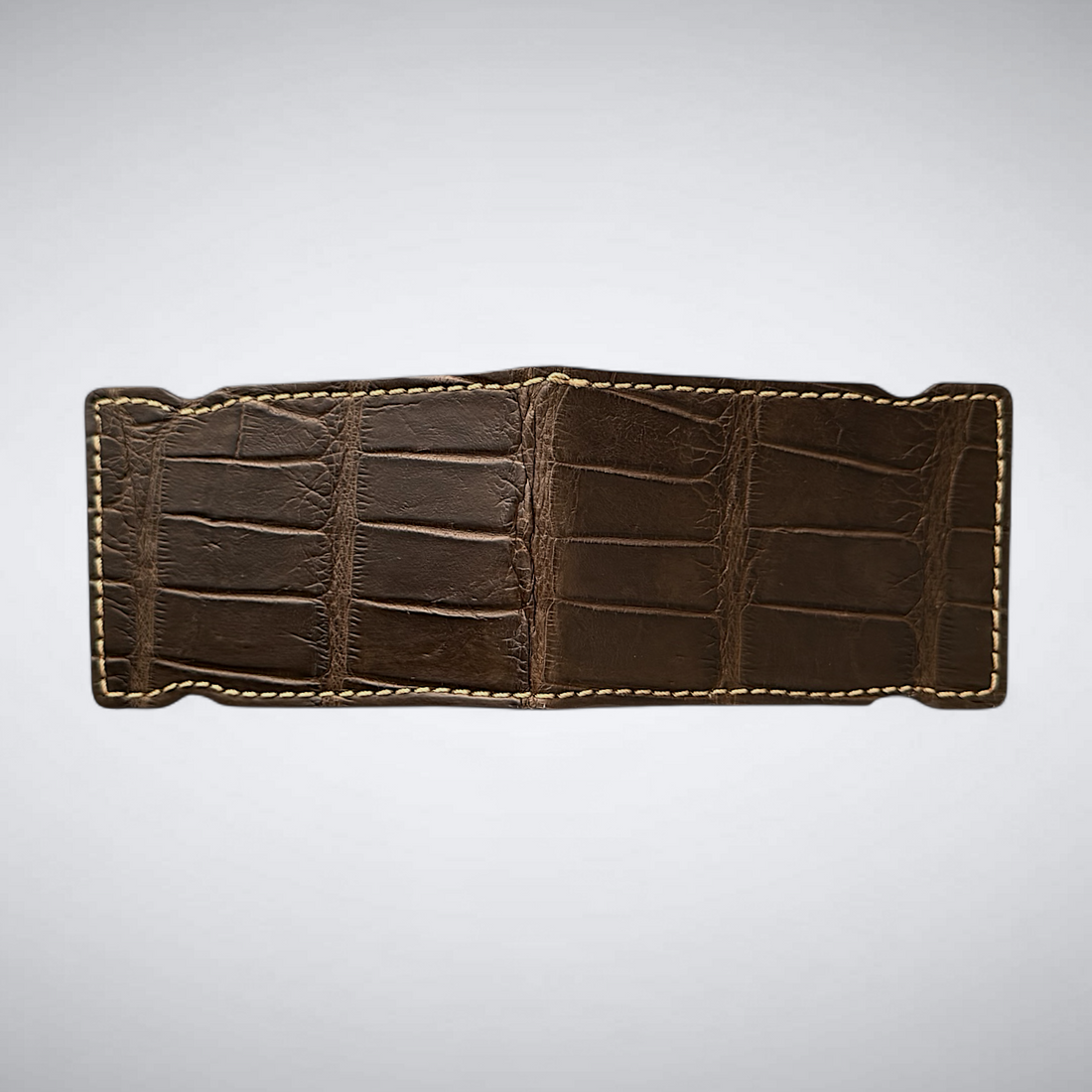 The Windsor Cash Cover — Matte Nicotine Alligator