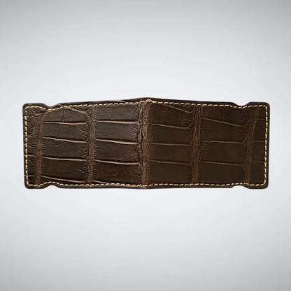 The Windsor Cash Cover — Matte Nicotine Alligator