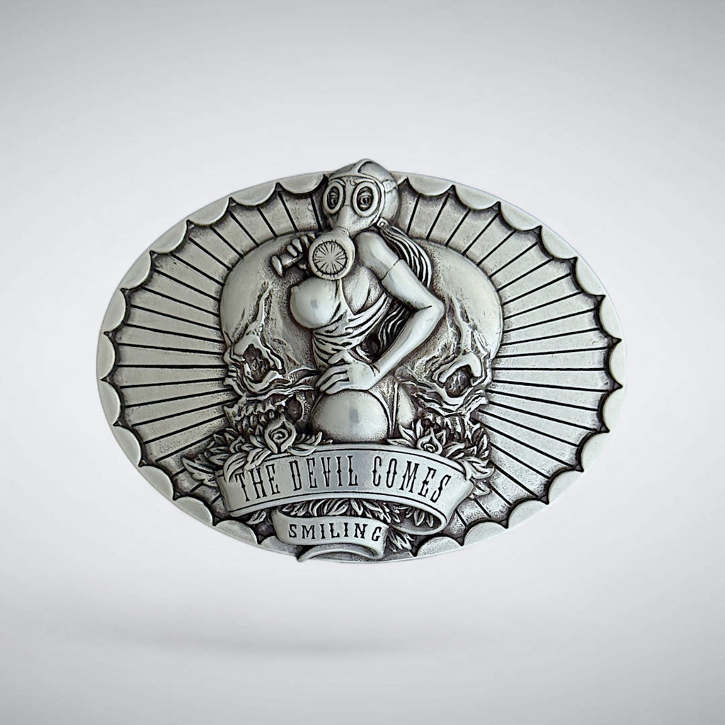 The Devil Comes Smiling Buckle Fits 38-40mm Belts
