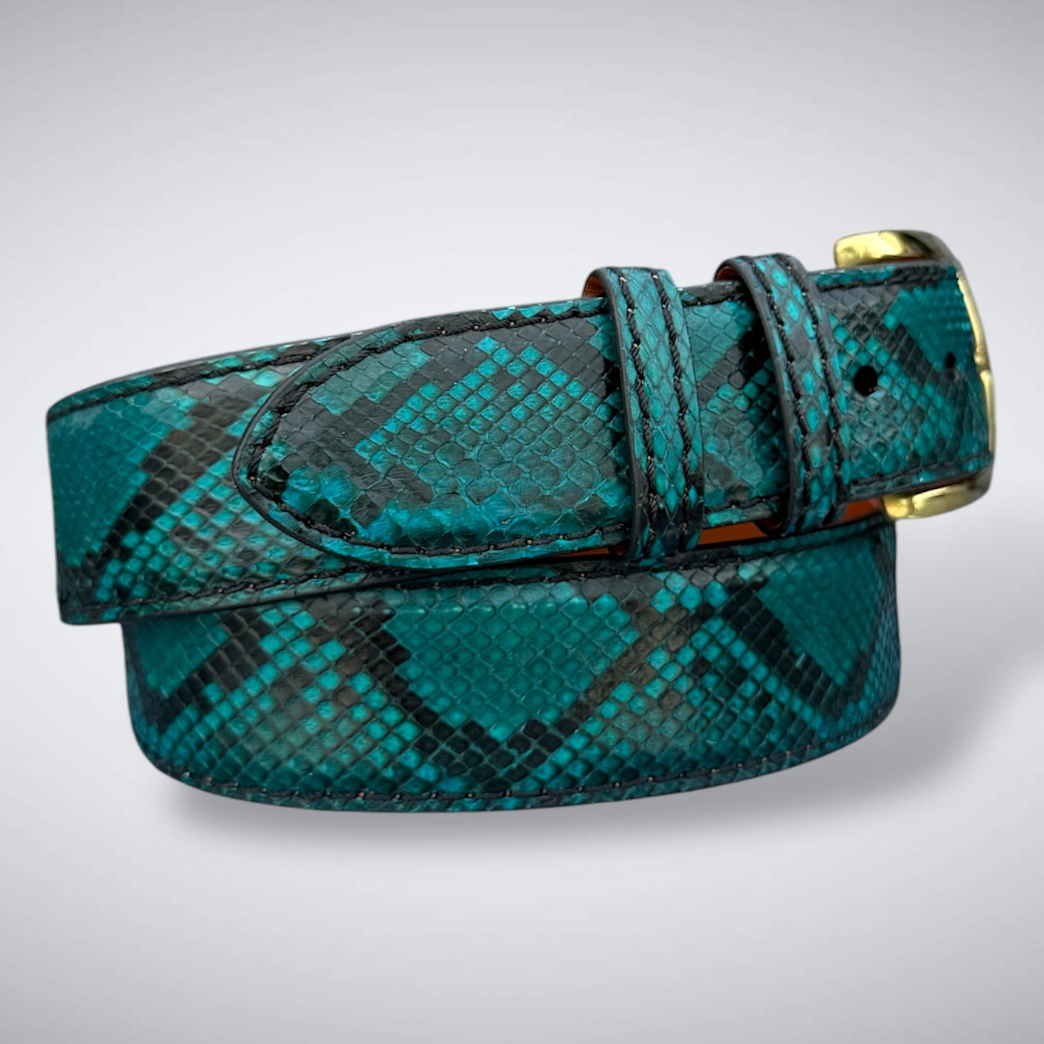 Snake Belt — Turquoise | Python