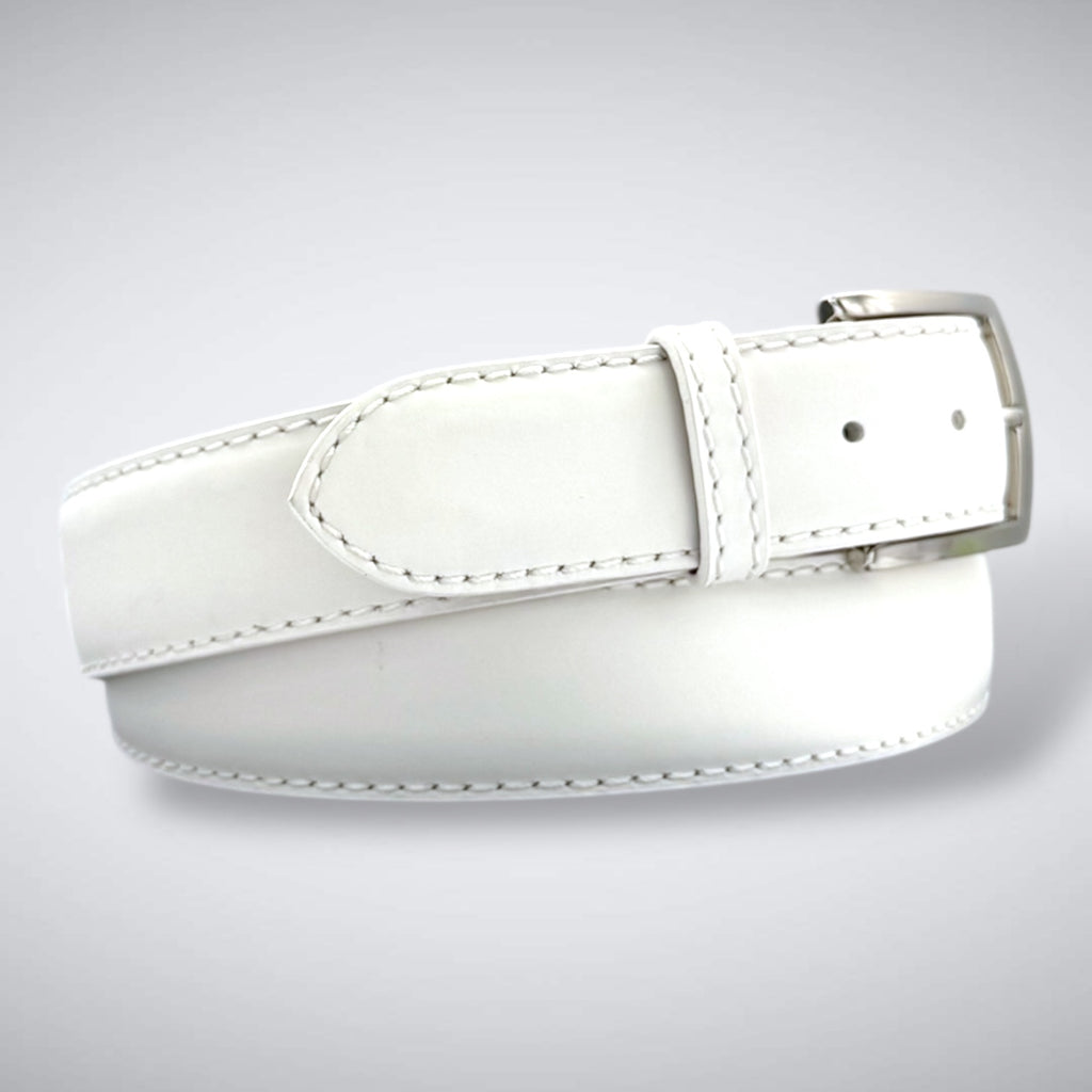 Calf Belt —  White Tee