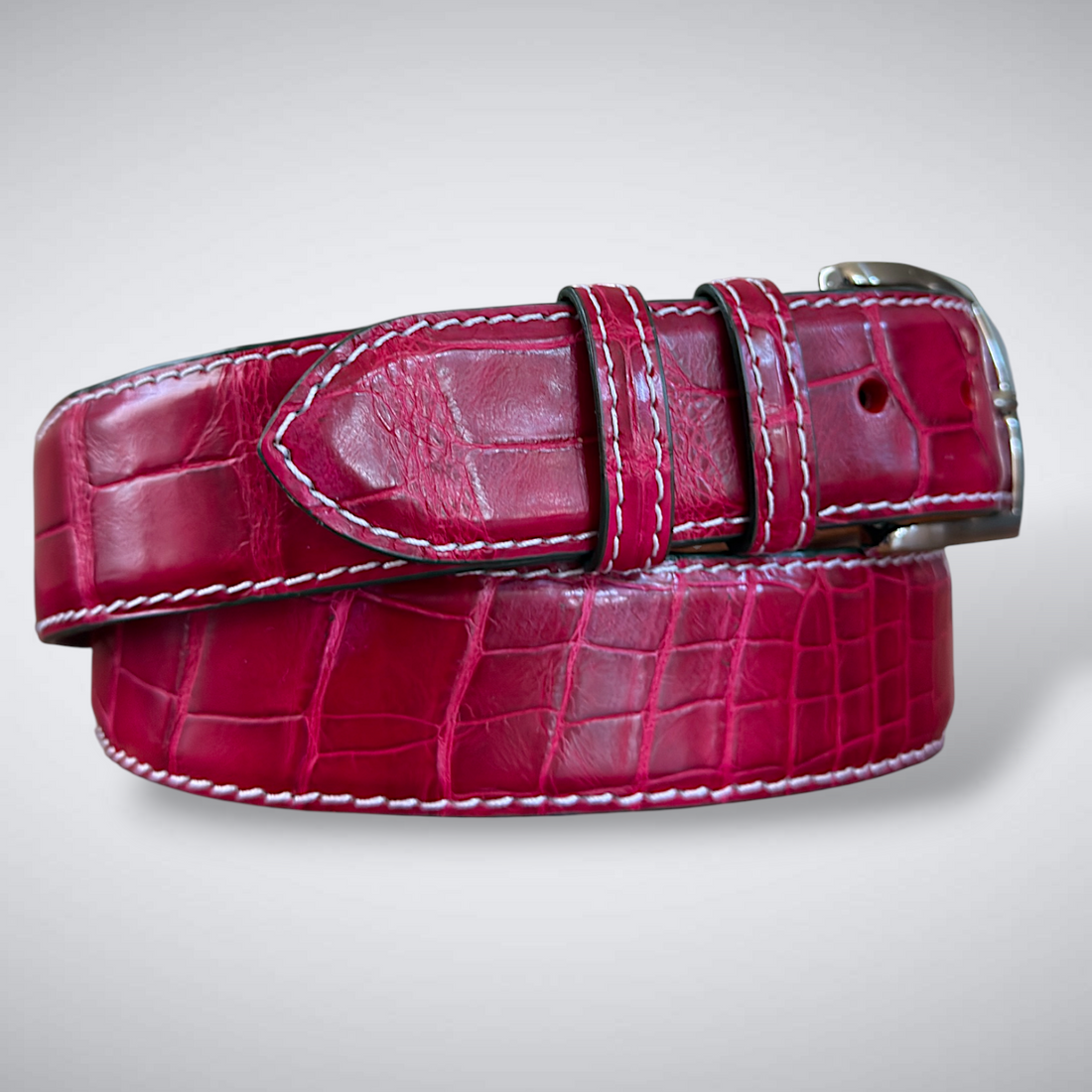 Alligator Belt —Azalea | Matte