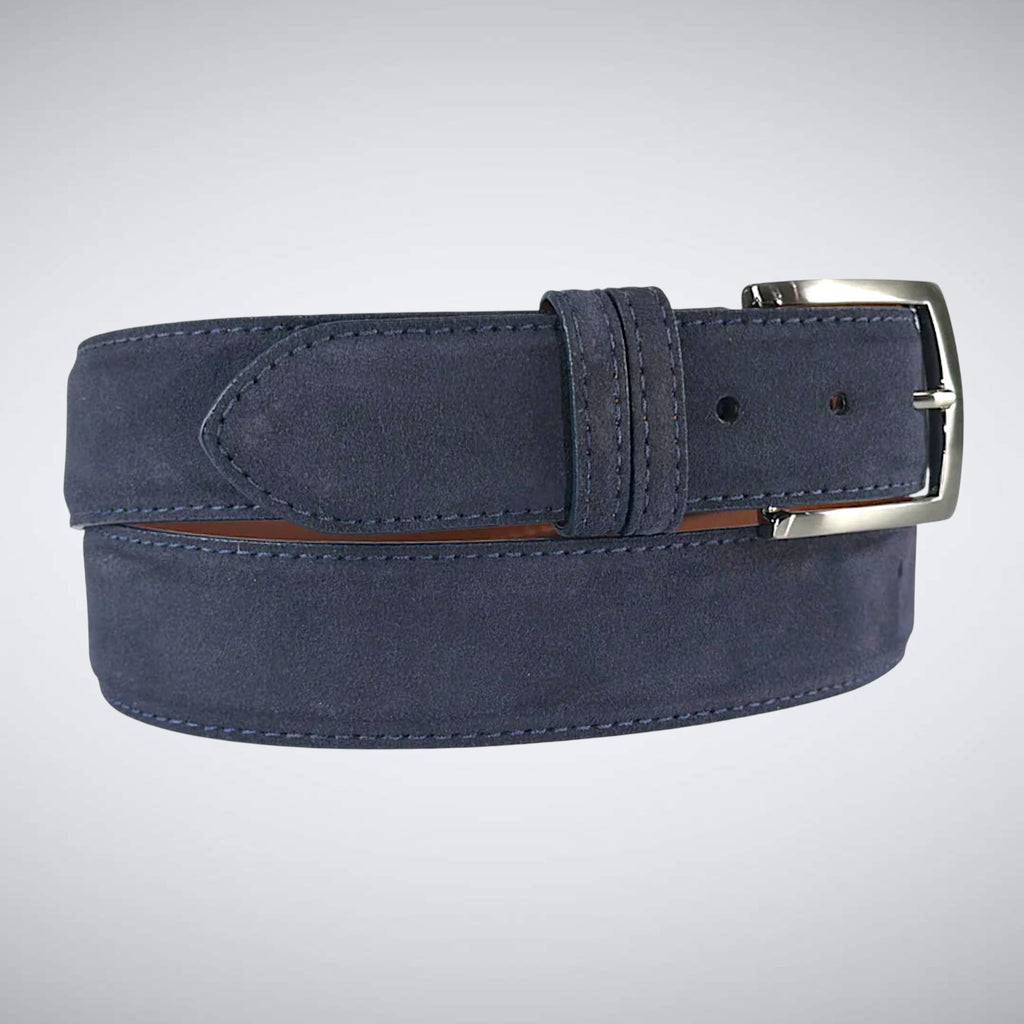 Calf Belt —Navy | Suede