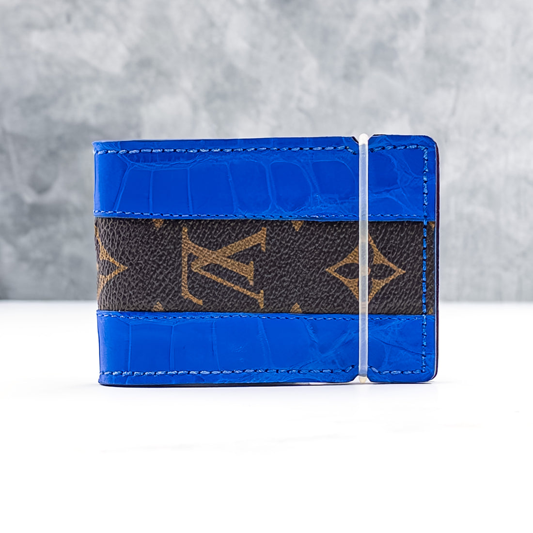 From Paris With Love Cash Cover:  Monogram And Cobalt Gator