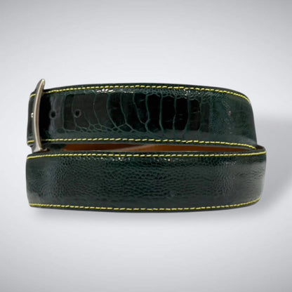 Ostrich Shin Belt: Augusta