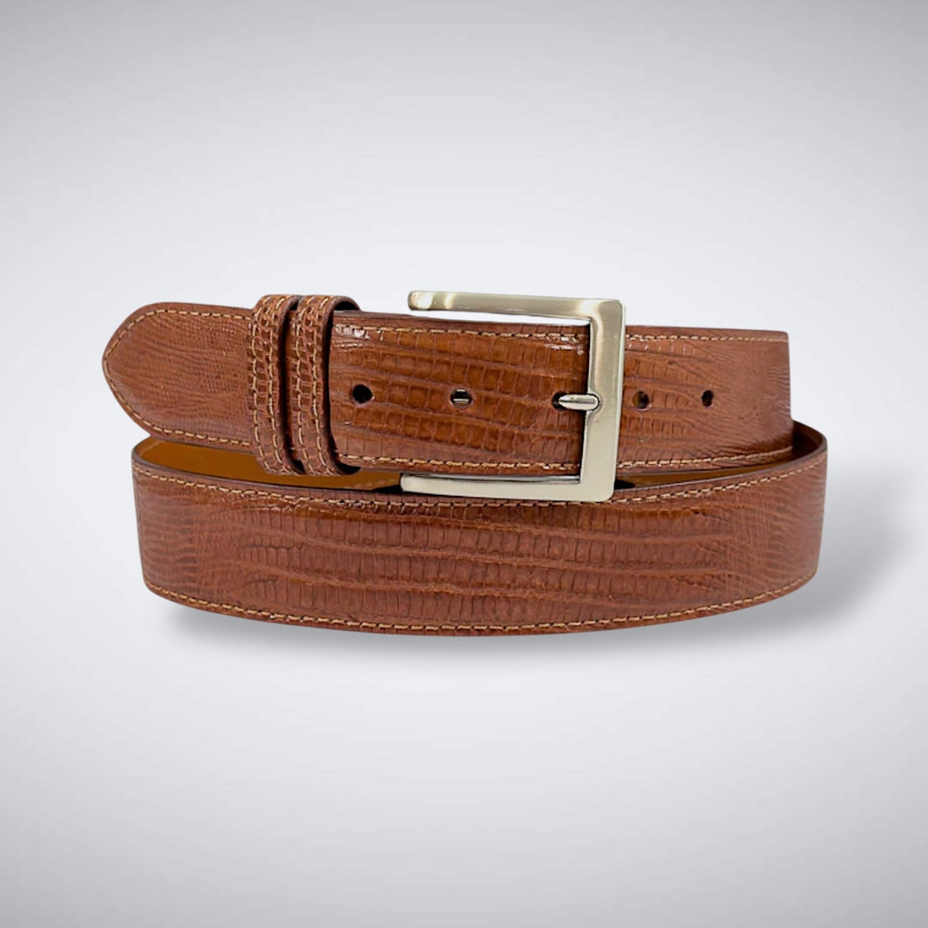 Lizard Belt — Cognac