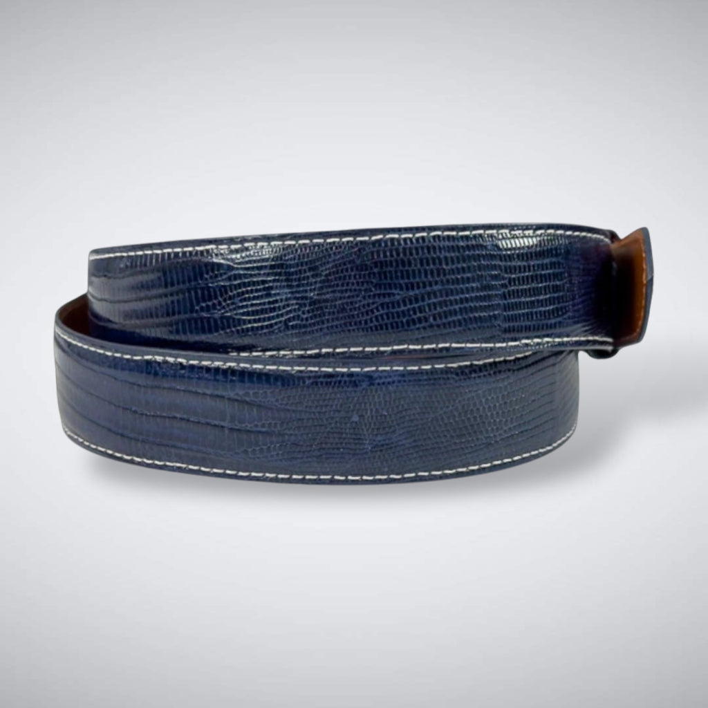 Lizard Belt —Navy